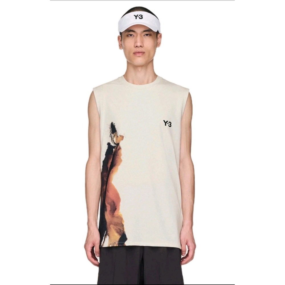 adidas Y-3 Tennis Pro FreeLift Tee Sports Tank Top Training JN3000 Men's XL NWT - Picture 4 of 10